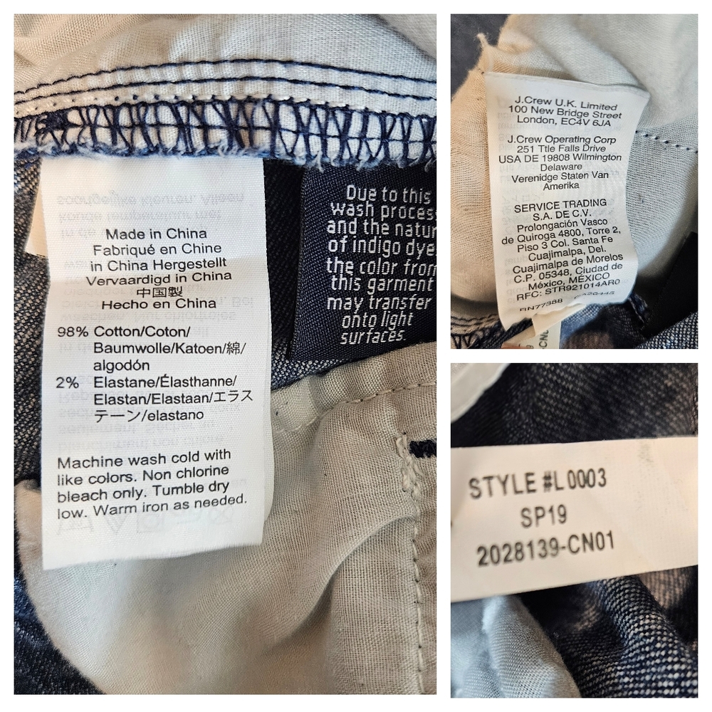 Madewell Jeans High Rise Wide Leg Cropped Pleated Front Denim Size 4 - Picture 14 of 16